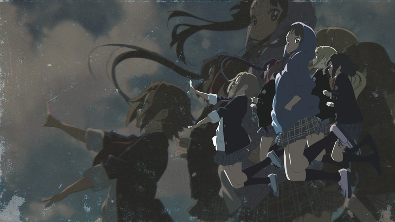 sea, anime, reflection, women, sport, outdoors, K-ON!, anime girls, lifestyles, leisure activity, water, 1080P, group of people, Akiyama Mio, nature, high angle view