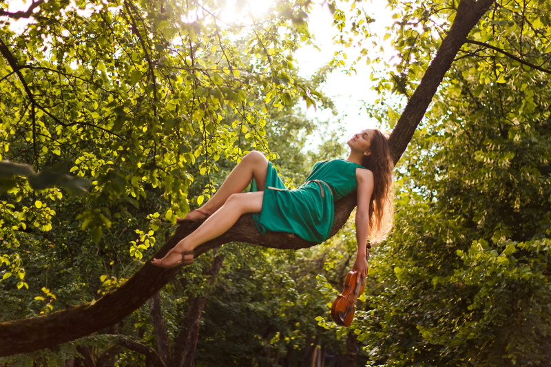 ethnicity, physical Activity, men, tree branch, plant, summer, color Image, lying, lifestyles, casual clothing, park - Man Made Space, dress, nature, full length