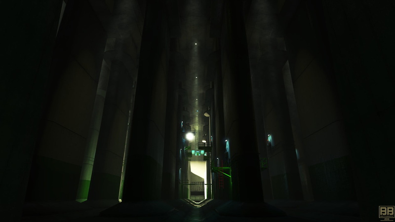 no people, indoors, architecture, night, 1080P, religion, illuminated, green, built structure, electronic, lighting equipment, video games, low angle view