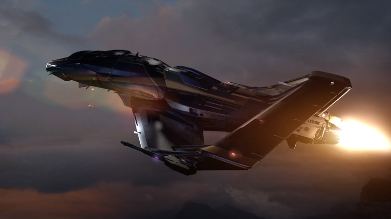 illuminated, gray, outdoors, real people, low angle view, science fiction, fighter, lens flare, sunlight, sky, Star Citizen, day, Origin M-50, sun, 1080P