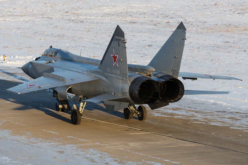 interceptor, airplane, fighter, The MiG-31, double, gray, 1080P