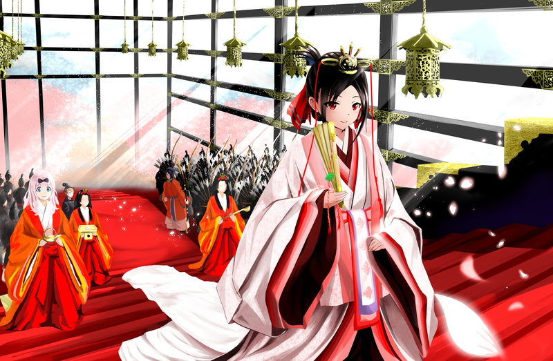 2K, Anime, Kaguya Shinomiya, Kaguya-sama: Love is War, Chika Fujiwara, Miyuki Shirogane, Yu Ishigami
