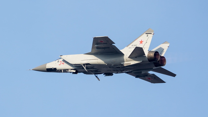 fighter, interceptor, The MiG-31, 1080P, double