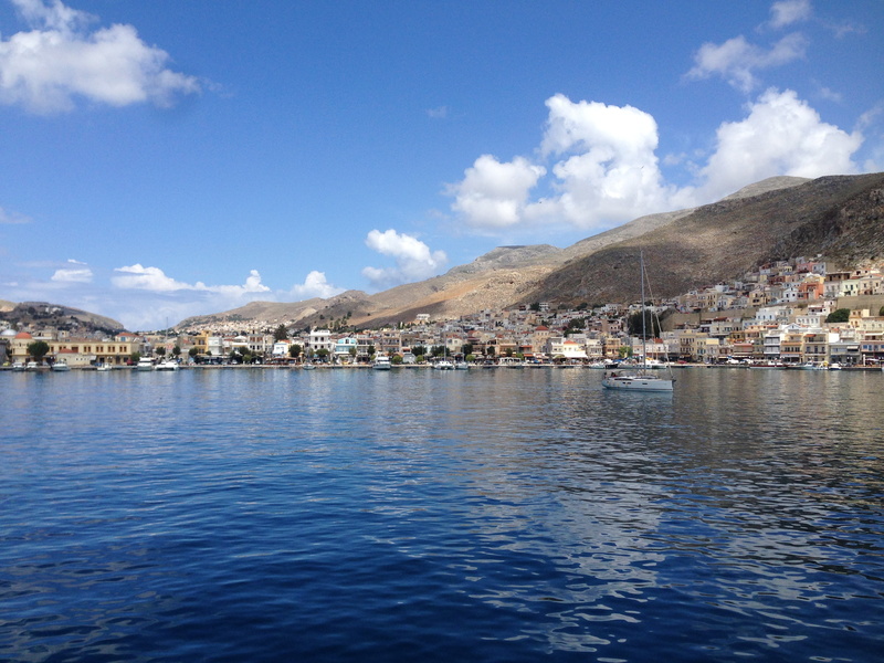 mountain, felicia travel, architecture, building, building exterior, kalymnos, mountain range, holiday, sky, waterfront, no people, outdoors, 2K, travel destinations