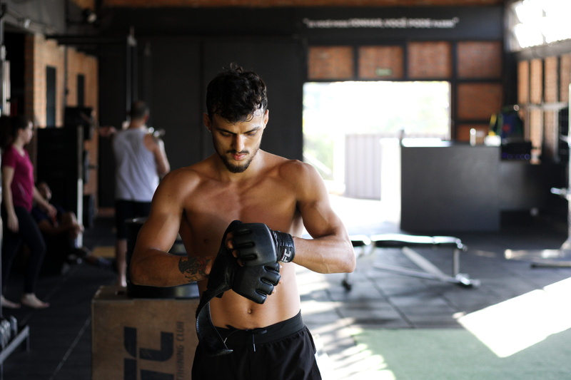 boxing - sport, fighter, exercising, black, martial arts, strength, biceps, leather, shirtless, UFC, 5K, sports training, body, strong, people, standing