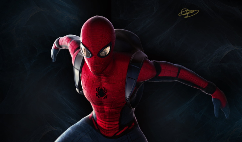 digital art, sport, deviantart, movies, front view, punching, boxing glove, unrecognizable person, artwork, superheroes, leisure activity, standing, spiderman