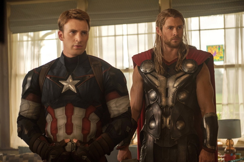 sport, young men, two people, indoors, looking at camera, front view, The Avengers, Avengers: Age of Ultron, Chris Evans, 1080P, portrait, waist up, strength