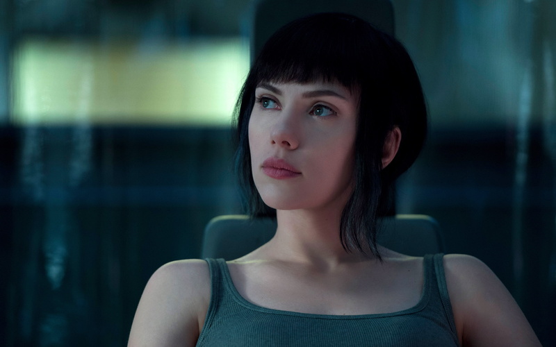 2K, ghost in the shell, scarlett johansson, Movies, short hair