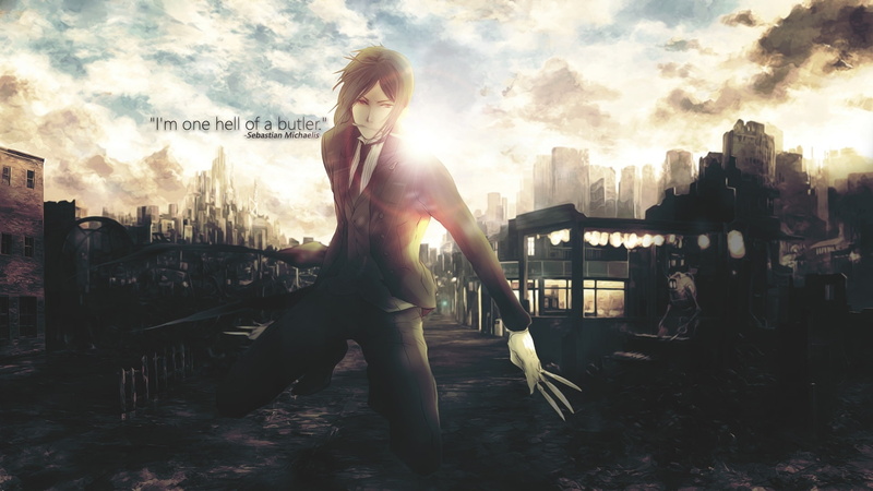 full length, lifestyles, standing, beautiful woman, sunlight, kuroshitsuji, one person, sky, sebastian michaelis, fashion, architecture, real people, built structure