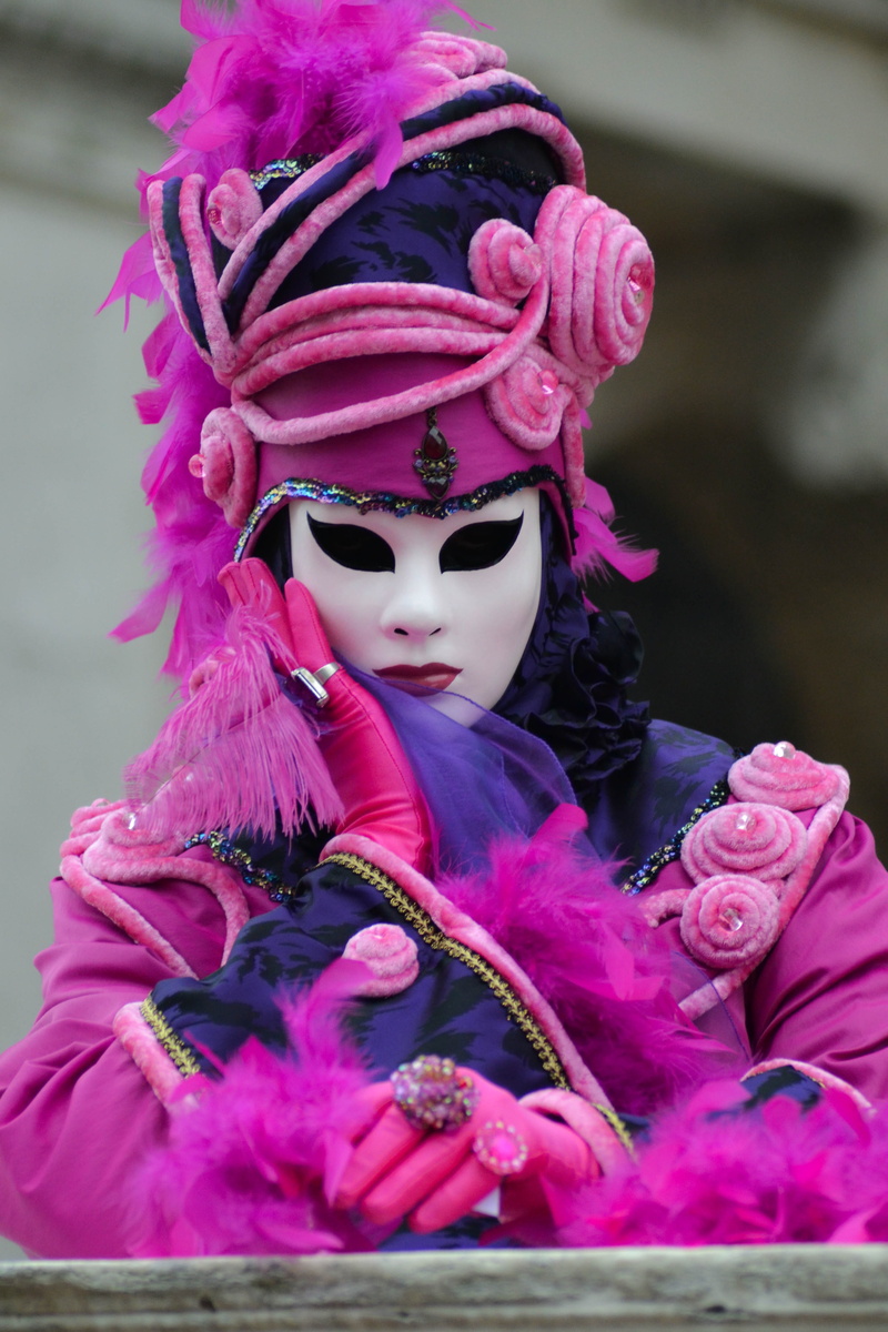 carnival, costume, selective, headwear, portrait, purple, charm, 4K, morals, masks, carnival - celebration event, women, people, mask - disguise, outfit
