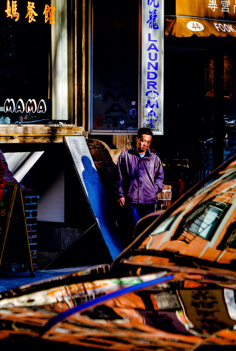street, built Structure, daytime, men, times Square - Manhattan, transportation, traffic, shirt, car, jeans, 2K, taxi, shadow, beside, new York City, reflection