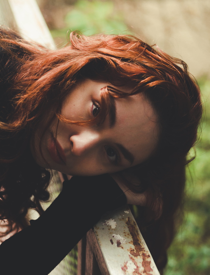 redhead, women, real people, la plata, hair, focus on foreground, day, contemplation, brown hair, headshot, one person, teen, lifestyles, hairstyle, front view