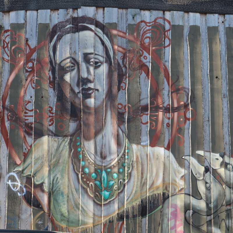 creativity, spirituality, street art, mural, architecture, friedrichshain, female likeness, no people, belief, art, 2K, spray, art and craft, male likeness