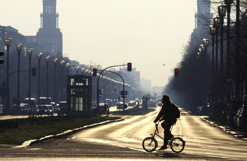 friedrichshain, road, mode of transportation, street, city, transportation, riding, morgenstimmung, ride, avenue, nature, full length, city street, outdoors