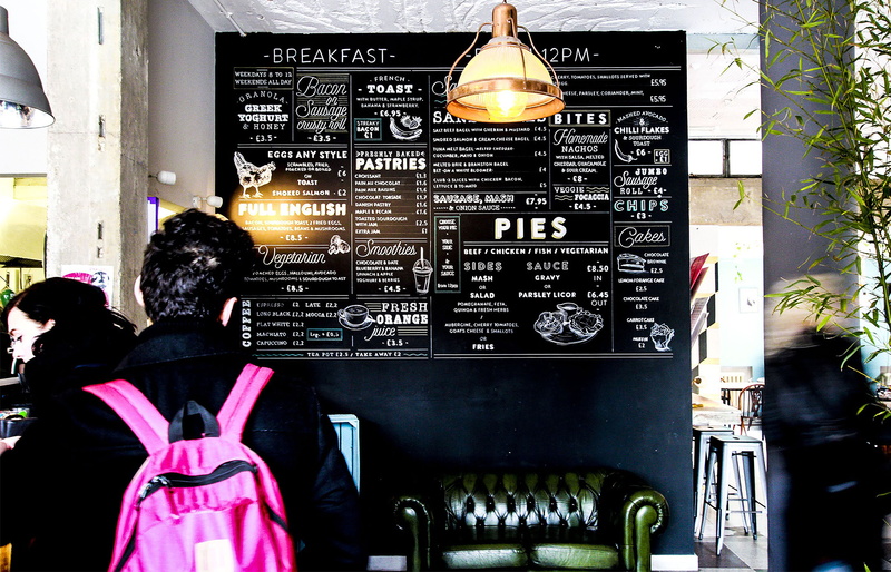 cafeteria, blackboard, business, lifestyles, backpack, human, real people, board, people, waist up, built structure, rear view, architecture, brochure