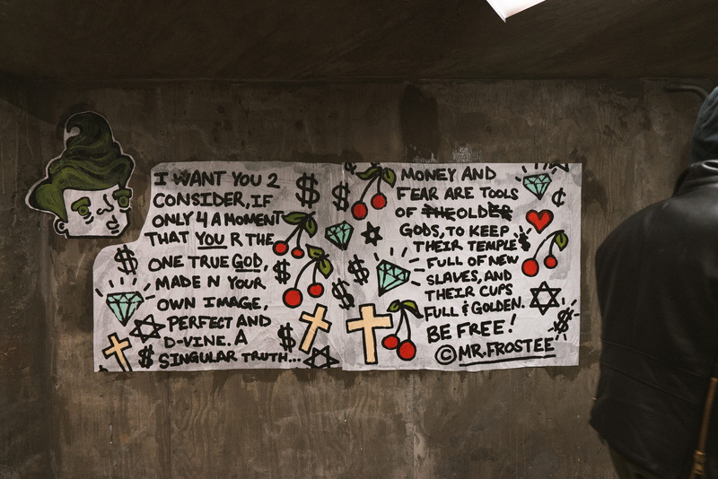 handwriting, text, new york, non-western script, artist, script, creativity, label, wall, close-up, information, indoors, paper, 4K, smile, graffiti, streets