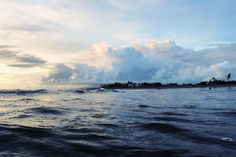 cloud, clouds, water, waterfront, trees, jl. segara, kediri, no people, day, outdoors, wave, land, scenics - nature, cumulus, weather, 4K, tranquil scene
