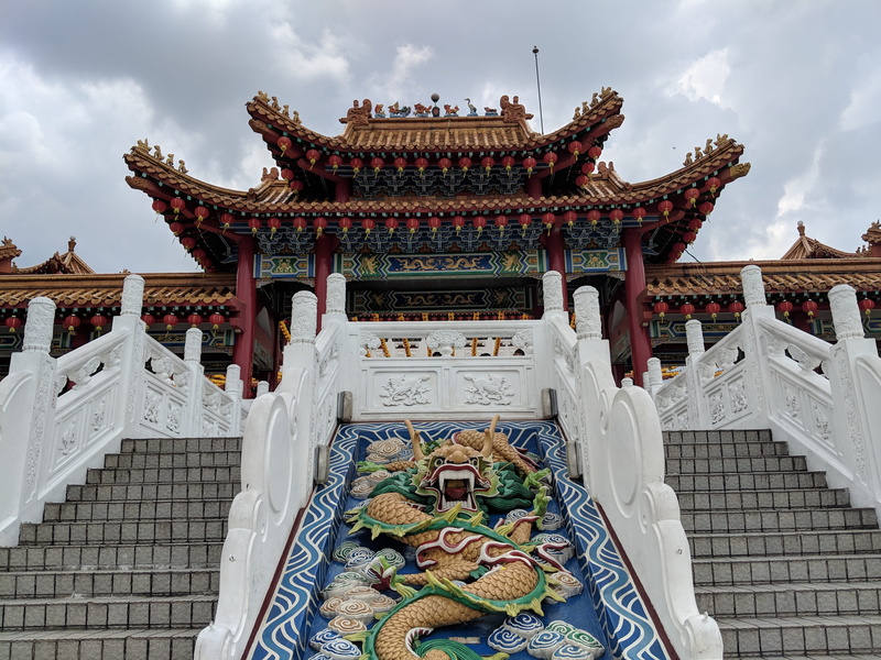 metropolis, city, tower, building, worship, pillar, outdoors, housing, architecture, cloud - sky, no people, building exterior, representation, sky, monastery