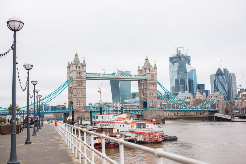 vessel, outdoors, cityscape, tower, london, skyscraper, ferry, nature, city, watercraft, port, bridge, metropolis, water, built structure, building, river