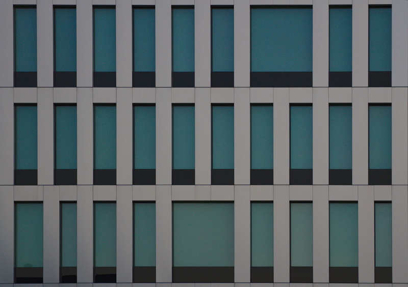 silhouette, flat, grey, day, building, full frame, apartment, building exterior, glass - material, rug, handrail, 4K, outdoors, geometry, modern, furniture