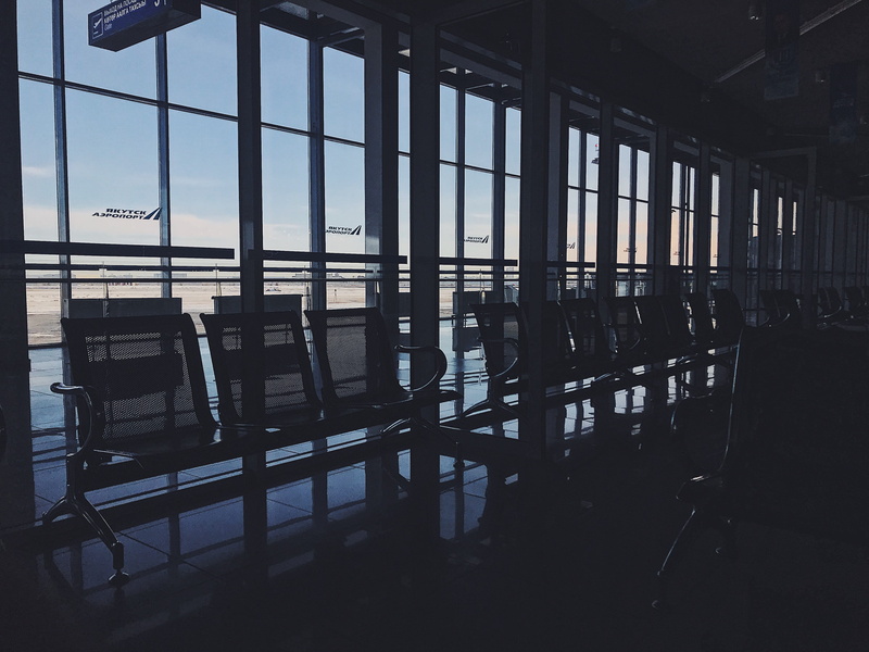 building, chair, window, furniture, seat, domestic room, terminal, town, metropolis, no people, indoors, glass - material, transparent, russia, transportation