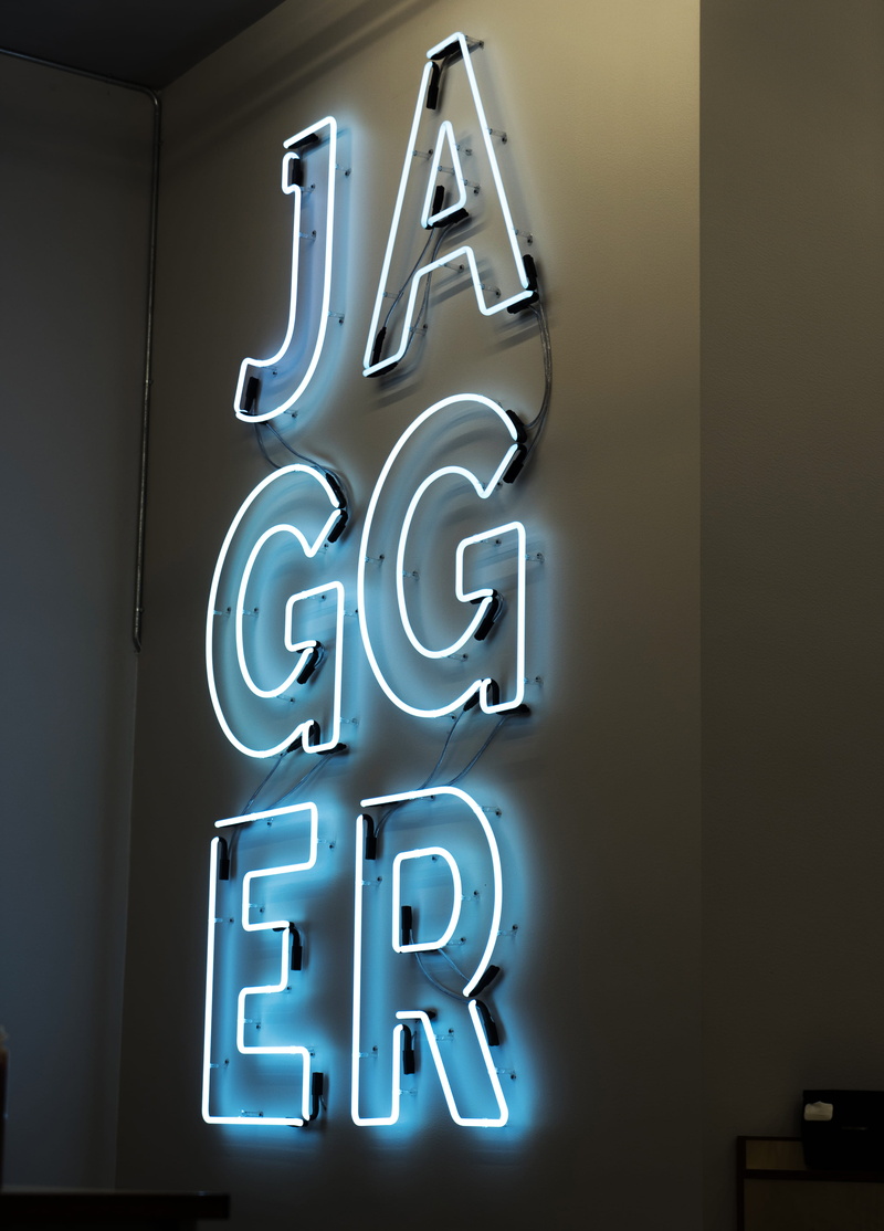 wall text, retail, illuminated, sign, explore, wall art, wall, neon lamp, neon Light, typography, jagger, symbol, blue neon, wall sign, business, typographie