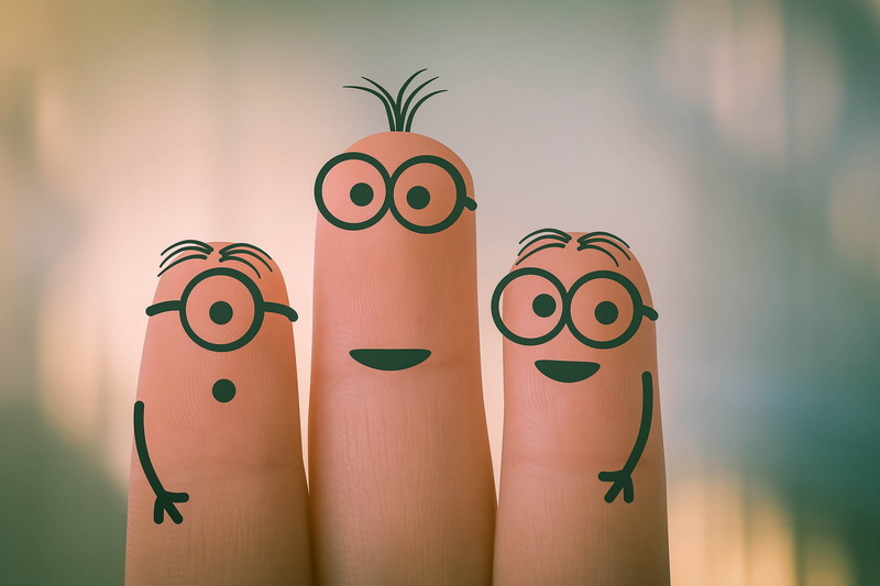 minions, fingers, humour, fun, 1080P
