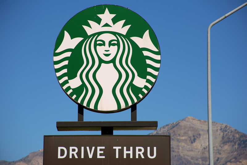 western script, healthcare and medicine, road sign, road, communication, no people, thru, coffee, outdoors, mountain, 5K, sky, drive, government, green color