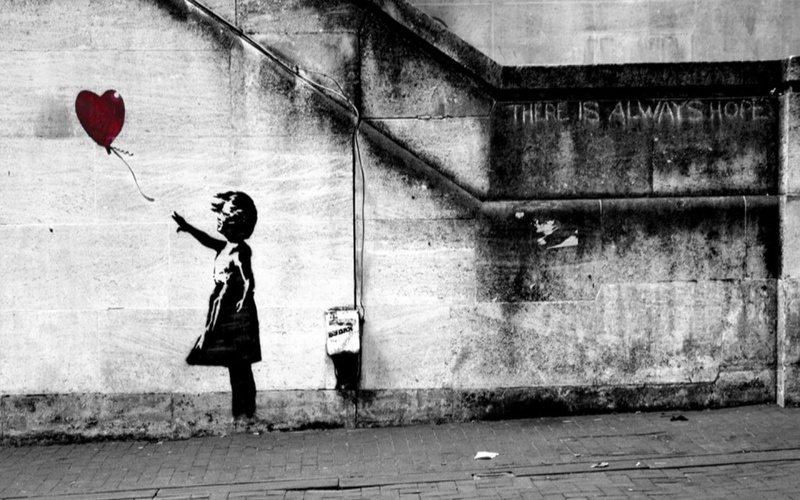 Banksy, Graffiti, Artistic, 1080P