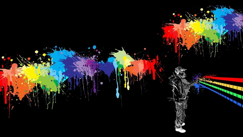1080P, abstract, digital/artwork, colorful, graffiti, hd