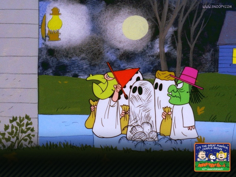 720P, halloween, charlie, brown, peanuts, comics