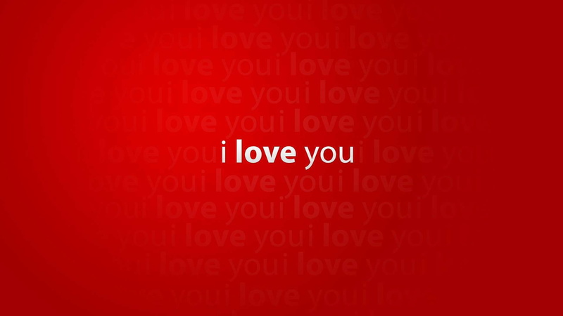 1080P, love, i love you, red, hd