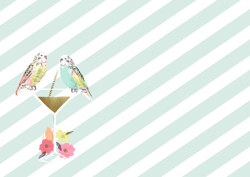 no people, Parakeet, 2K, striped, smile, birthday, pattern, Drink, animal themes, happy, day, watercolor, Martini, representation, vector, celebration