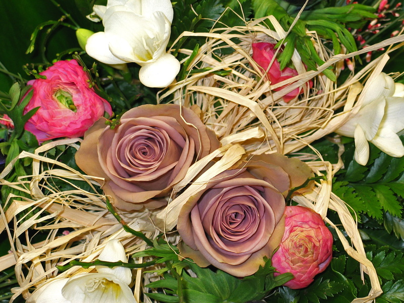 congratulate, softness, festivity, decoration, Bouquet Of Roses, flowers, strauss, birthday, feast day, bound, colorful, bridal bouquet, 1080P, outdoors