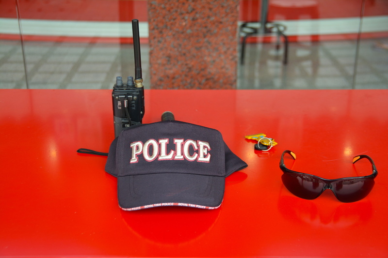weapon, gun, text, design, close-up, cap, police radio, no people, hat, service, technology, police, indoors, communication, job, security, cop, icon, black