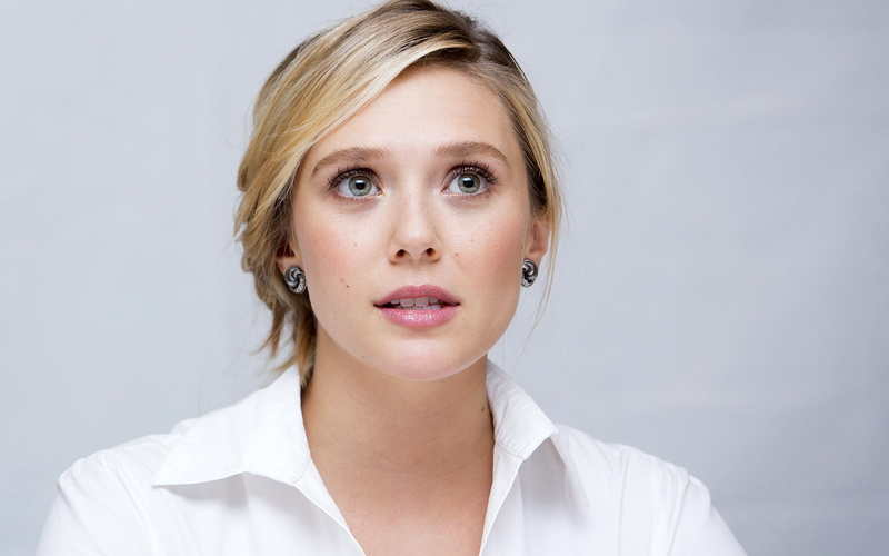 1080P, Actresses, Green Eyes, Blonde, Elizabeth Olsen, American, Face, Actress