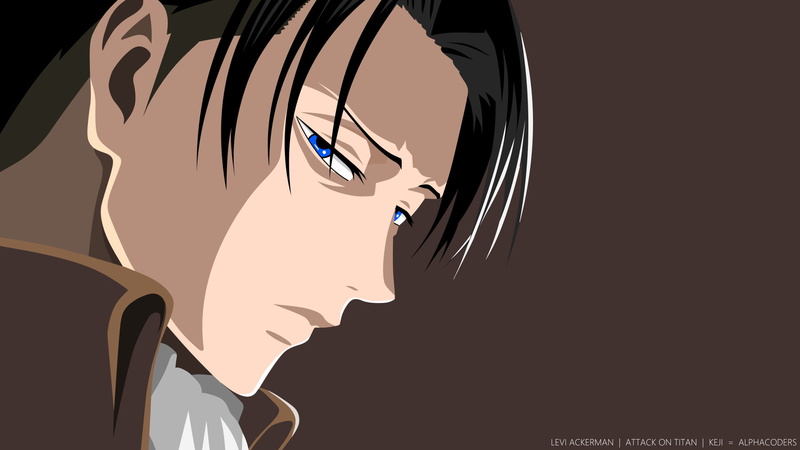 Minimalist, 1080P, Attack On Titan, Levi Ackerman, Anime, Black Hair, Boy