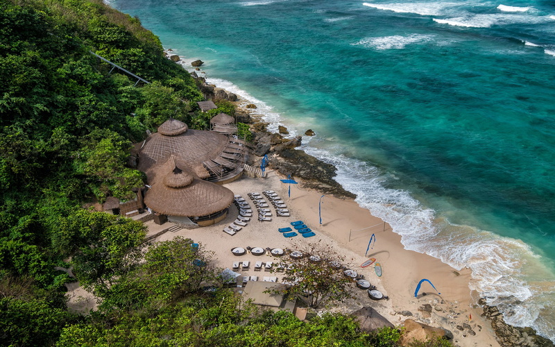 photo, karma, beach, bali, indonesia, kandara, 2K, drone, coast