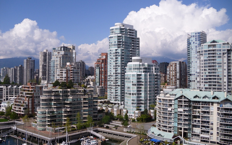 high, southeast Asia, building, financial district, building Exterior, residential District, famous Place, no people, vancouver, gray, urban Scene, residential Building