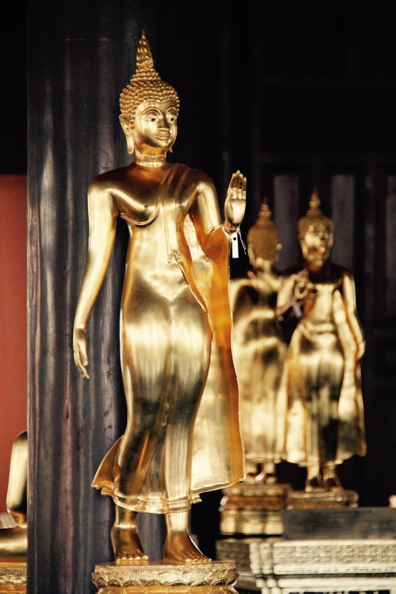 statue, wat, buddhist, bangkok, faith, no people, religion, southeast, asia, thailand, 5K, creativity, altar, sculpture, thai buddha, shrine, buddha, representation