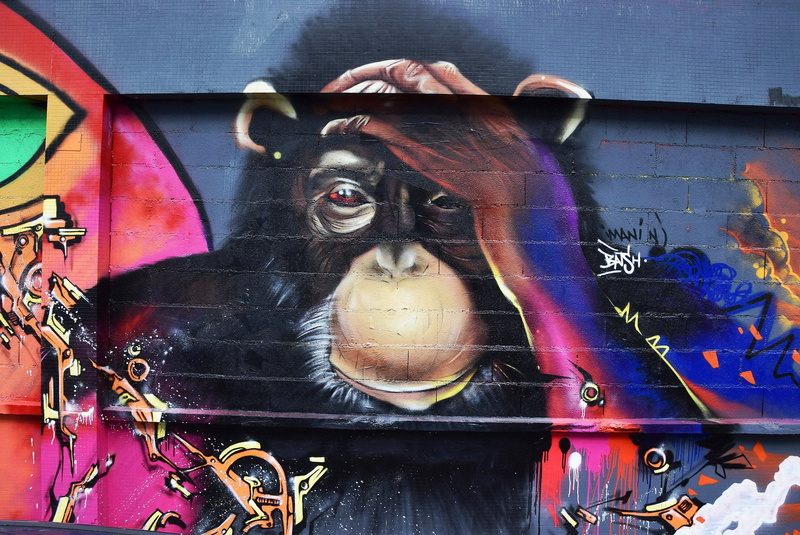 psychedelic, urban, tag, paint, 1080P, color, graffiti, art, rue, peinture, wall