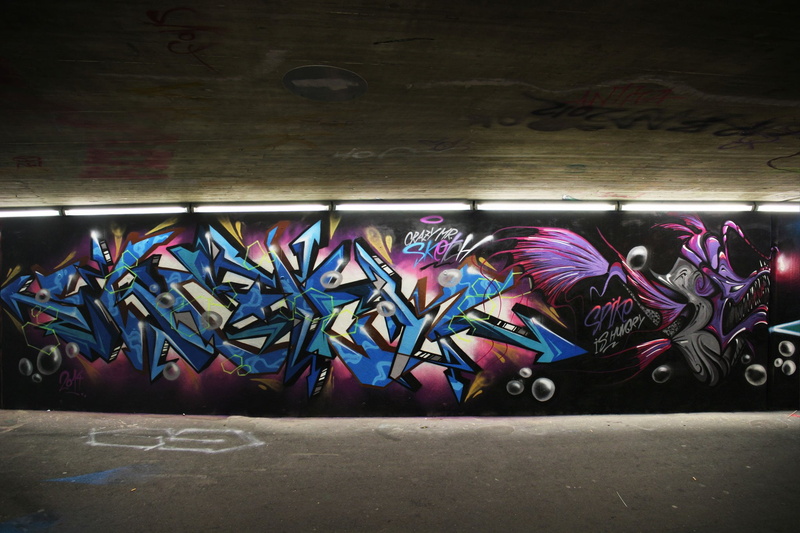 psychedelic, rue, peinture, wall, paint, 1080P, graffiti, art, tag, urban, color