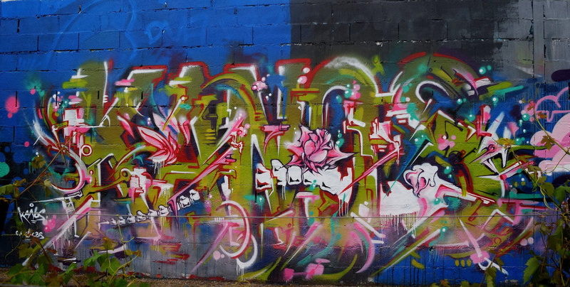 art, color, 1080P, psychedelic, wall, tag, urban, peinture, paint, graffiti, rue