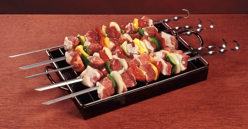 dinner, refreshment, freshness, healthy Eating, skewered, no People, indoors, still life, kebab, crockery, seafood, japanese food, vegetable, food, gourmet