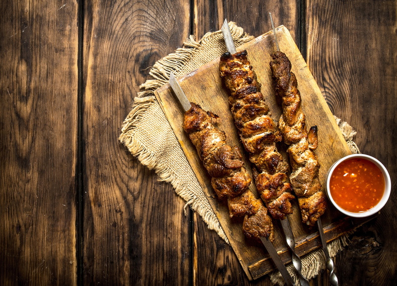 1080P, kebab, sauce, Board