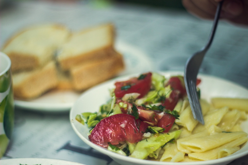 blurred, 5K, food, noodles