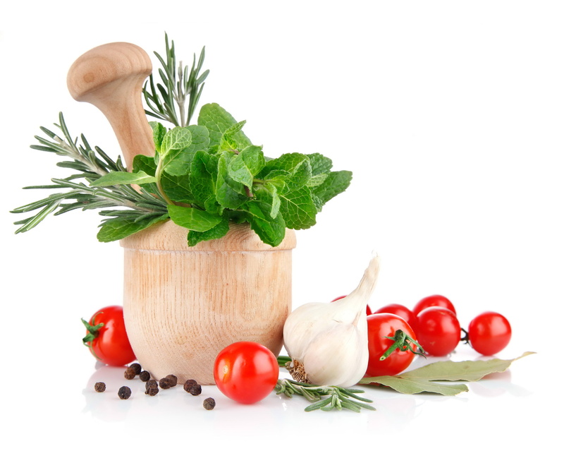 salad, ingredient, freshness, garlic, preparation, food, tomato, pestle, spice, close-up, vegetable, healthy Eating, brown, 4K, variety, vegetarian Food