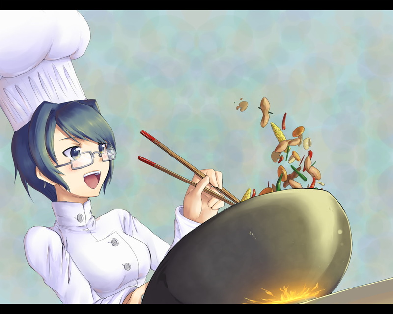 work, job, cooking, anime, chef, 720P, food