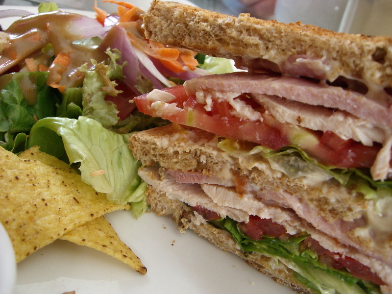 plate, close-up, salad, club, sandwich, breakfast, bread, healthy eating, freshness, snack, ready-to-eat, fast food, wellbeing, house, food and drink, fruit