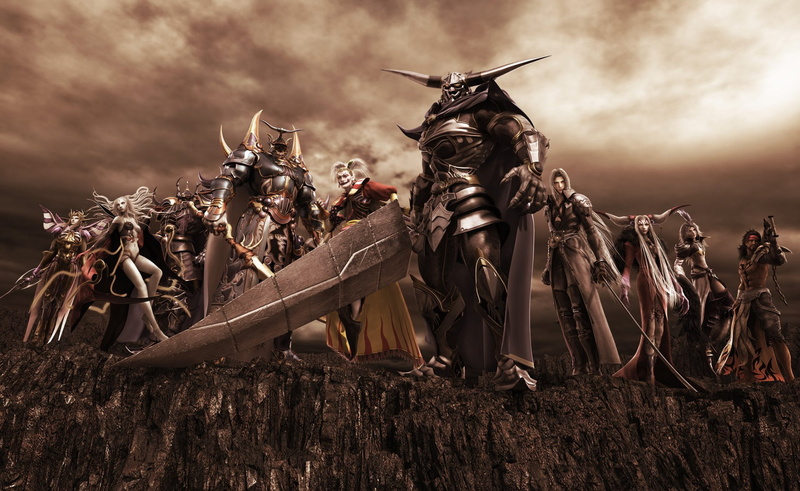 Golbez (Final Fantasy), Cloud Of Darkness, Ultimecia (Final Fantasy), Exdeath (Final Fantasy), 1080P, Dissidia Final Fantasy, Sephiroth (Final Fantasy)